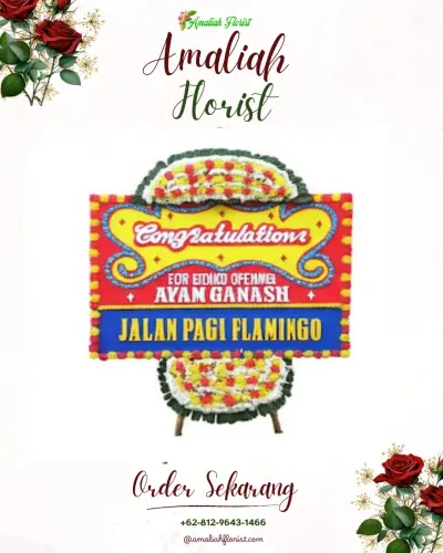 Bunga Papan Congratulation di Sentanan